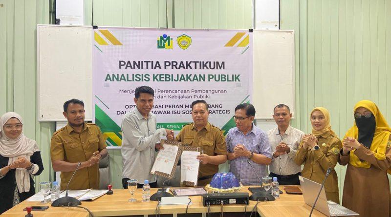 MOU dan MOA ANTARA BAPPERIDA KOTA BAUBAU DAN FIPH UMU BUTON