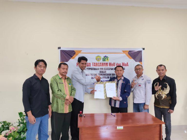 Sinergi Literasi, Dinas Perpustakaan Baubau dan FIPH UMU Buton Jalin Kerja Sama Strategis