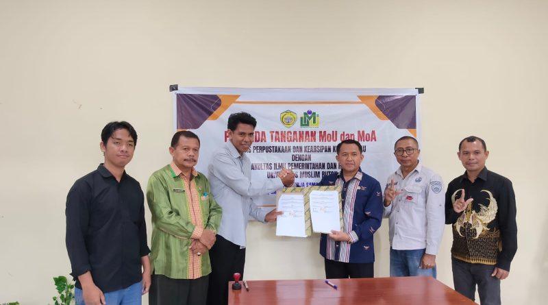 Sinergi Literasi, Dinas Perpustakaan Baubau dan FIPH UMU Buton Jalin Kerja Sama Strategis