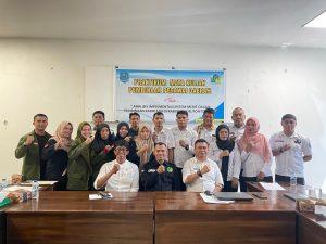 Foto Bersama Peserta Kegiatan Praktikum dengan Fungsionaris BKPSDM Kabupaten Buton Tengah