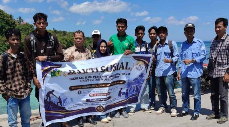 HARI PERTAMA BAKTI SOSIAL DI DESA KAPOA DIAWALI GOTONG ROYONG DAN DIALOG BERSAMA MASYARAKAT